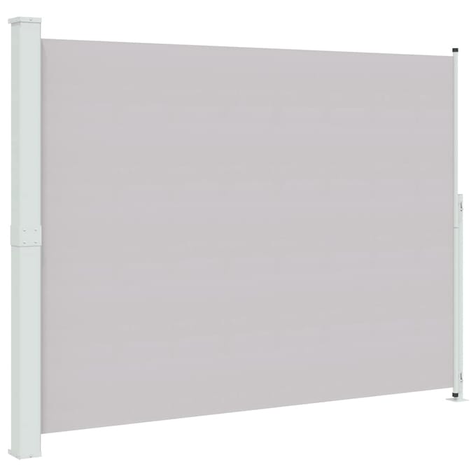 vidaXL - Tuinscherm - uittrekbaar - 220x314 - cm - grijs