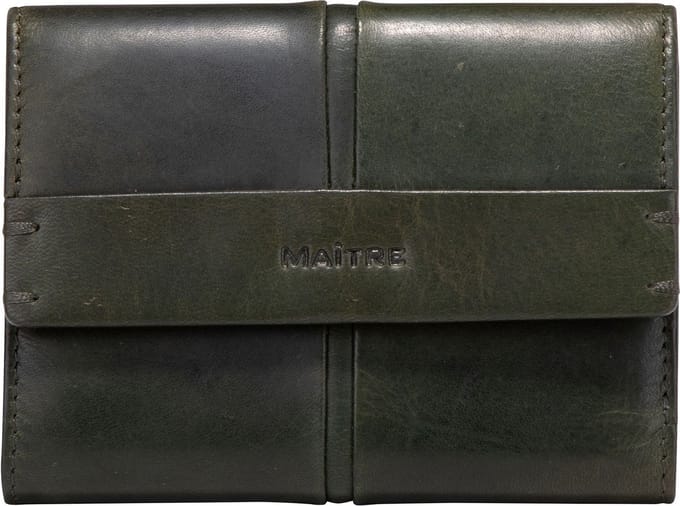 Maître Leren Portemonnee Birkenfeld Ilsebill Purse Green Donkergroen