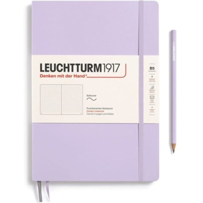 Leuchtturm1917 B5 Composition Notitieboek met zachte kaft dotted Lilac