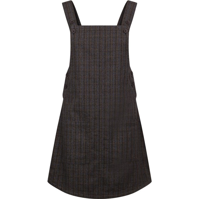 Trespass Vrouwen/dames Twirl Casual Dress (Donkergrijs/Ruit)