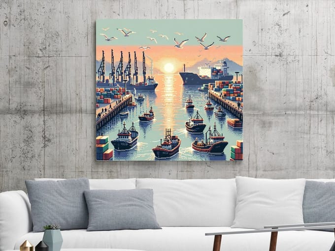Kunstprint | Wanddecoratie | Dibond | 80 × 80 cm