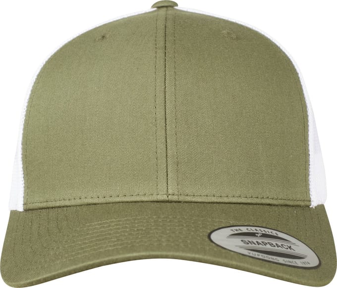 Flexfit - Retro Trucker 2Tone buck/white one size Trucker pet - Groen