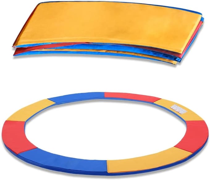 Trampoline Randafdekking - Veiligheidsmat - Veilig Springen - UV-bestendig Scheurvast - Ø 305 cm - Meerkleurig