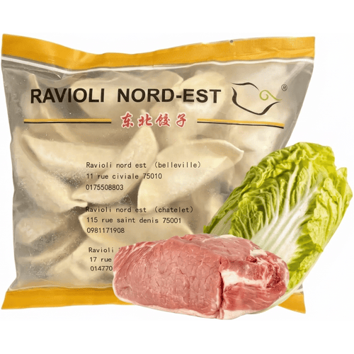 Northeast Dumpling King varkensvlees en kool dumplings 420g