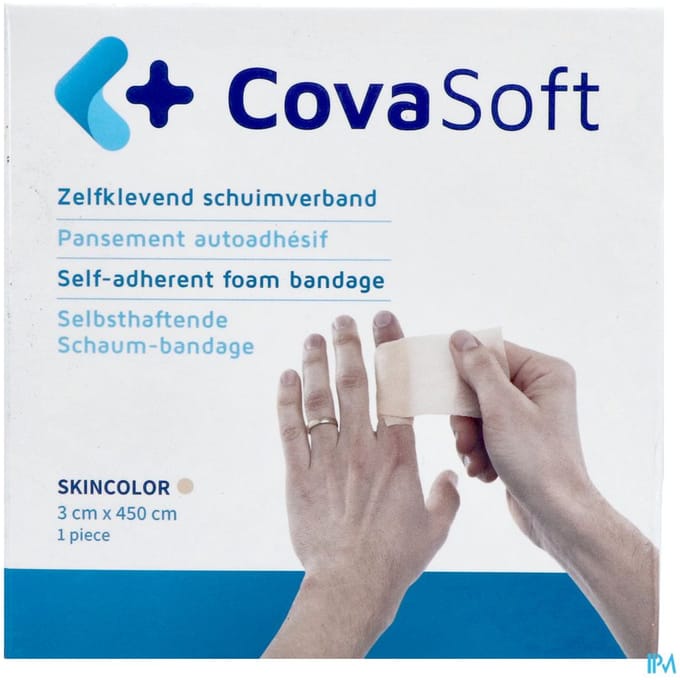 Covasoft Verband Huid 3cmx4,5m Covarmed