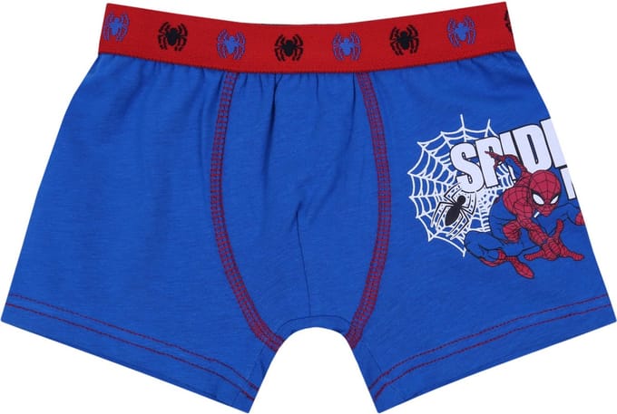 Blauw met rode SPIDER-MAN MARVEL jongens boxershort