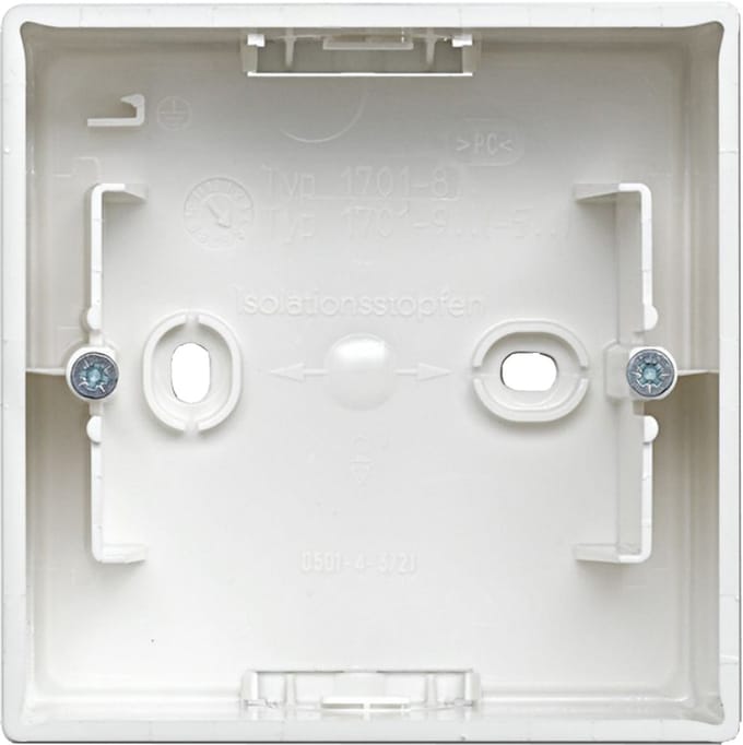 Busch-Jaeger Balance opbouwraam - 1-voudig - polarwit