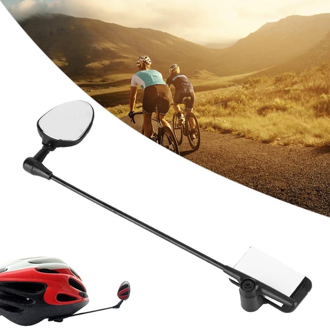 Fietshelm Achteruitkijkspiegel Fiets Achteruitkijkspiegels Fietsaccessoires voor Fiets Motorfiets black