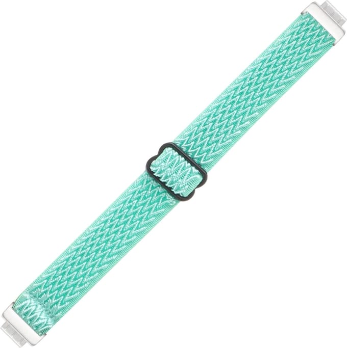 Nylon bandje - geschikt voor Fitbit Inspire 2 en Fitbit Ace 3 - mintgroen