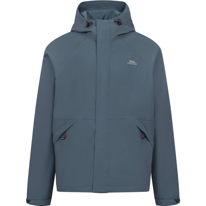 Trespass Heren Bayhead Waterdichte Jas (Donker groenblauw)