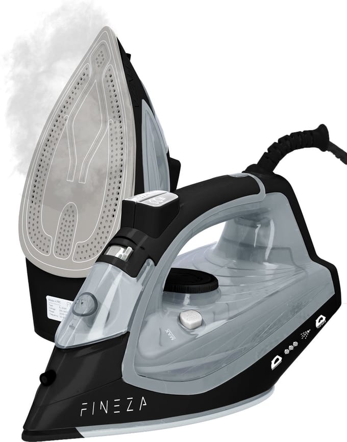 Fineza Stoomstrijkijzer met Stoomgenerator - Strijkijzer - 2300W - Zwart