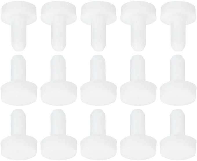 Dailygoods- Stopper Zachte Flexibele Siliconen - Rubber Plug - 15 Stuks - Voor 2.8-3mm Gat - Duurzaam - Antislip