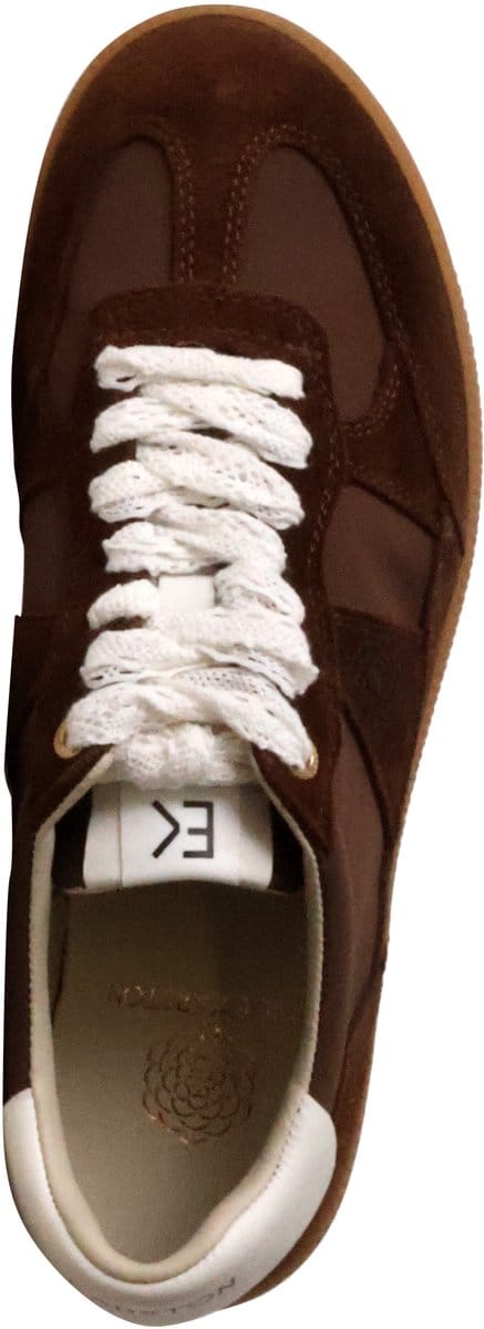 Cherry leren sneakers