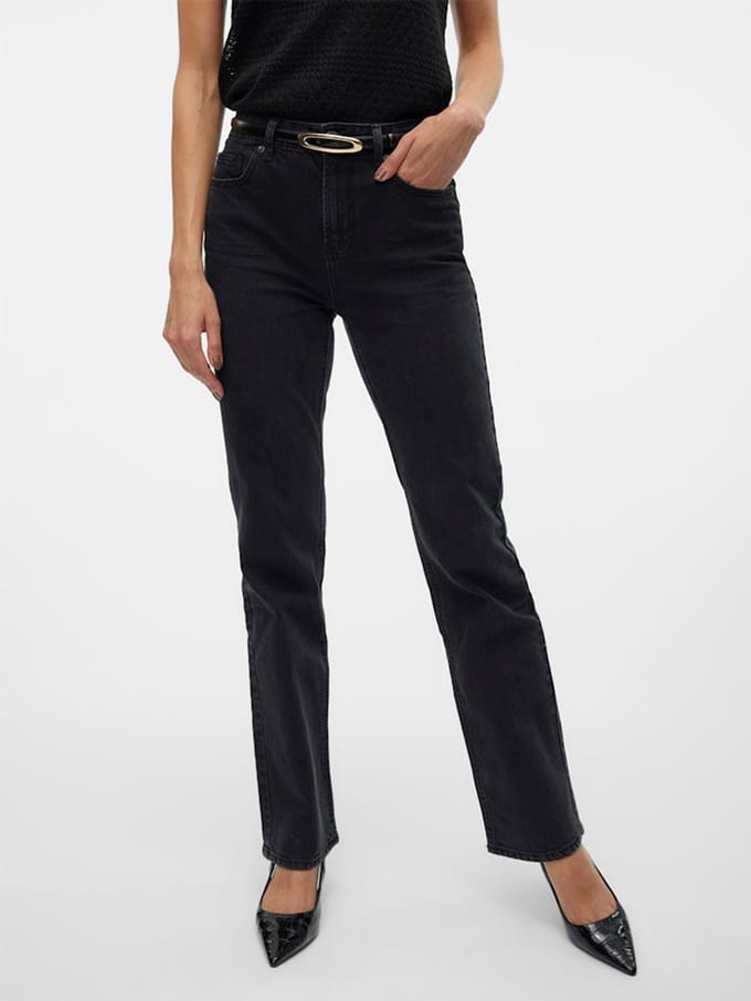 VERO MODA - VMTESSA HR STRAIGHT JEANS LI134 GA NOOS - Dames - Jeans