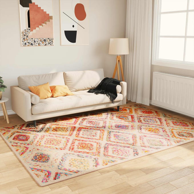 vidaXL - Vloerkleed - wasbaar - 160x230 - cm - meerkleurig
