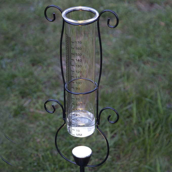 STAR TRADING LED solarlamp Pluvio met regenmeter