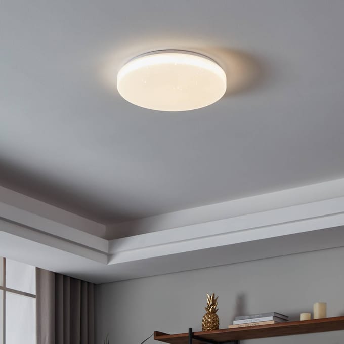 EGLO connect.z Totari-Z Smart Plafondlamp - Ø 38 cm - Wit - Instelbaar wit licht - Dimbaar - Zigbee