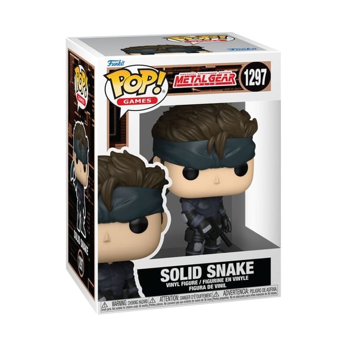Metal Gear Solid - Solid Snake (Pop! Games) vinylfiguur 1297 - Funko Pop! - Funko Shop Europe