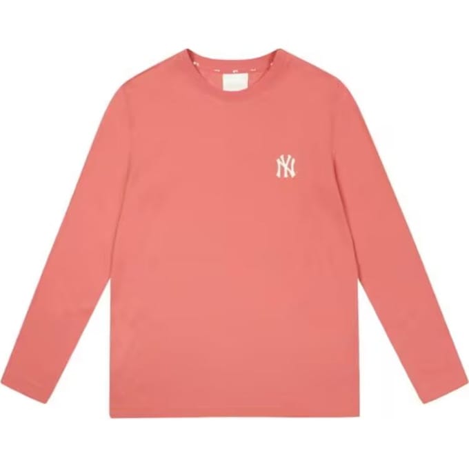 T-shirt Dopamine Ajusté à Manches Longues Imprimé Logo MLB Unisexes Hauts Orange 31TSB6041-50O S brown
