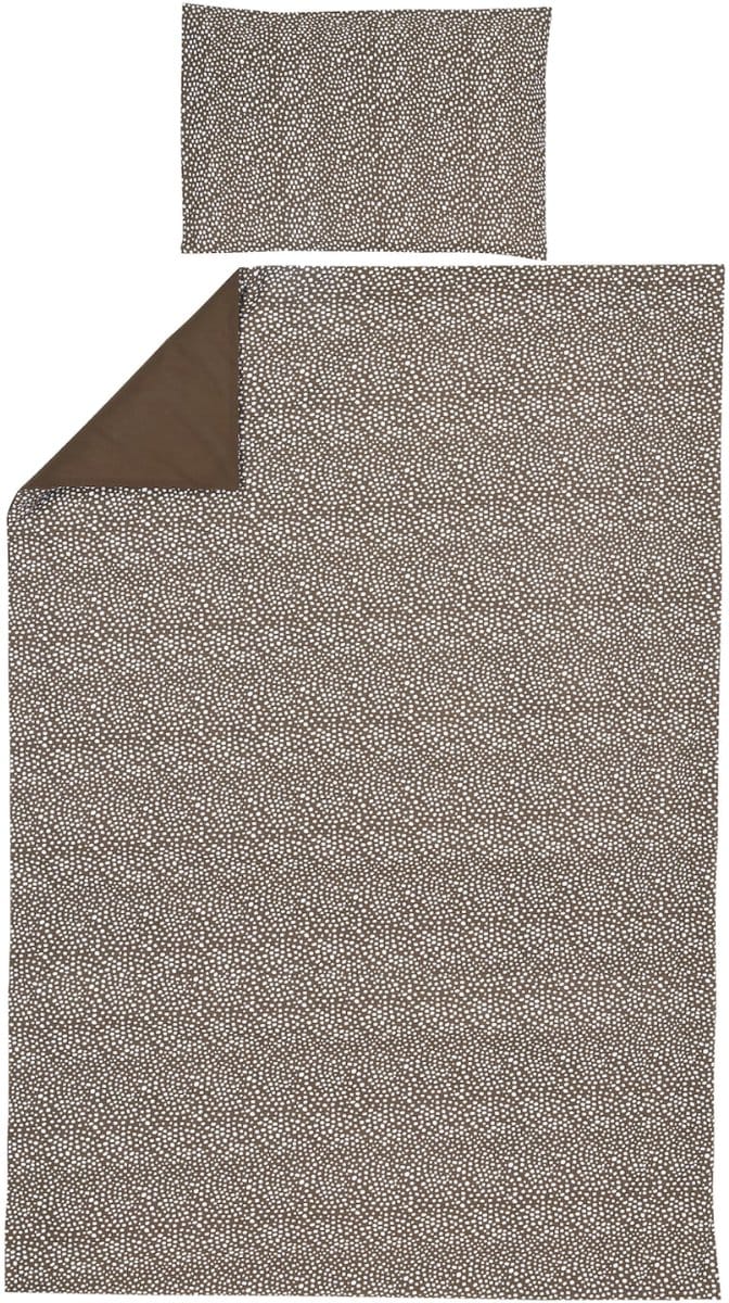 Meyco Home Cheetah/Uni dekbedovertrek eenpersoons - chocolate - 140x200/220cm