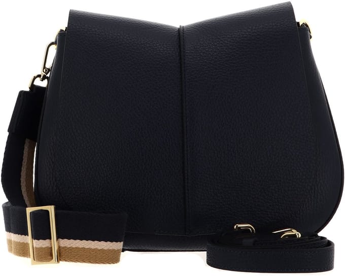 Gianni Chiarini Medium Crossbodytas / Schoudertas Dames - Leer - Helena Round - Blauw