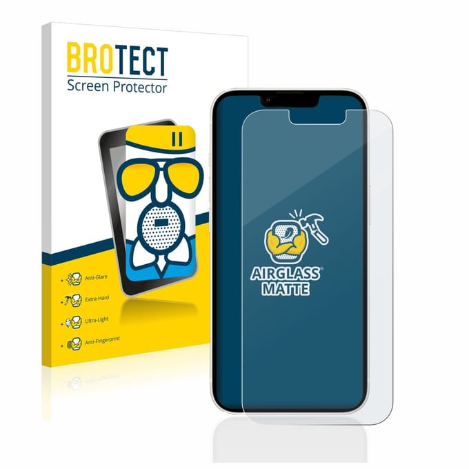 BROTECT - Screenprotector voor Apple iPhone 13 / 13 Pro - Folie Beschermfolie Beschermglas matte