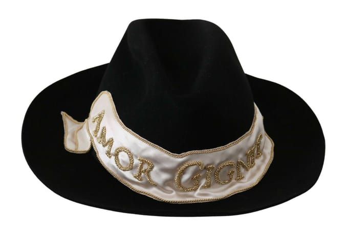 Dolce & Gabbana Dames Zwarte Brede Rand Hoed