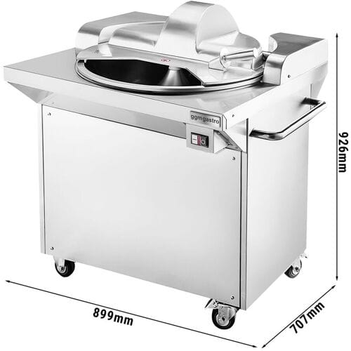 GGM Gastro Horizontaler Cutter - 20 Liter - 1,5 kW - 230 Volt - 1440 U/min - 6 Messer