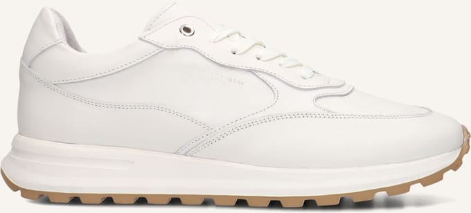 STEFANO LAURAN Champ Sneakers - Leer - Heren - Wit - Maat 40