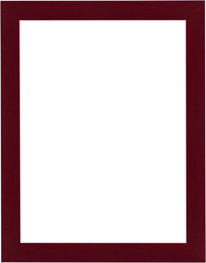 Fotolijst 24x32 cm - MDF - Wijnrood Geveegd - Colonia