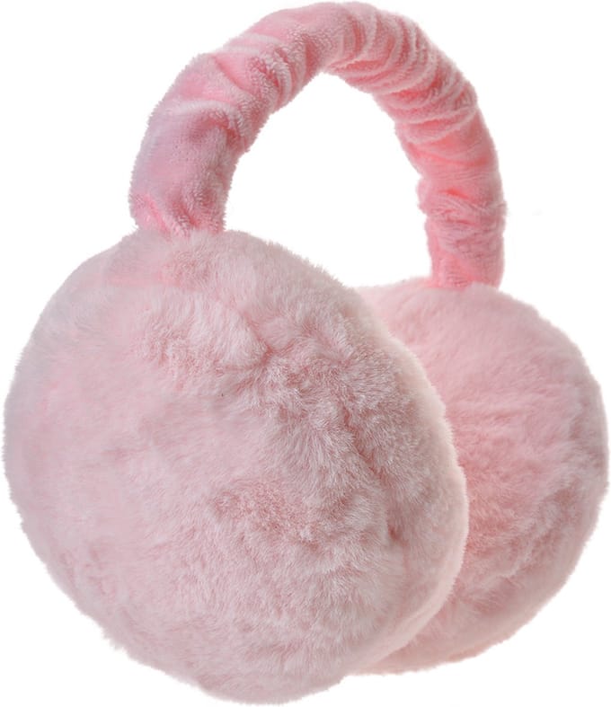 Clayre & Eef Oorwarmers one size Roze Polyester