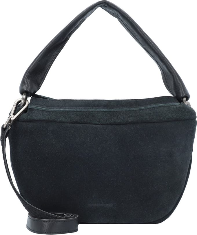 FREDsBRUDER Leren Schoudertas Sohandi Crossbody Black Zwart