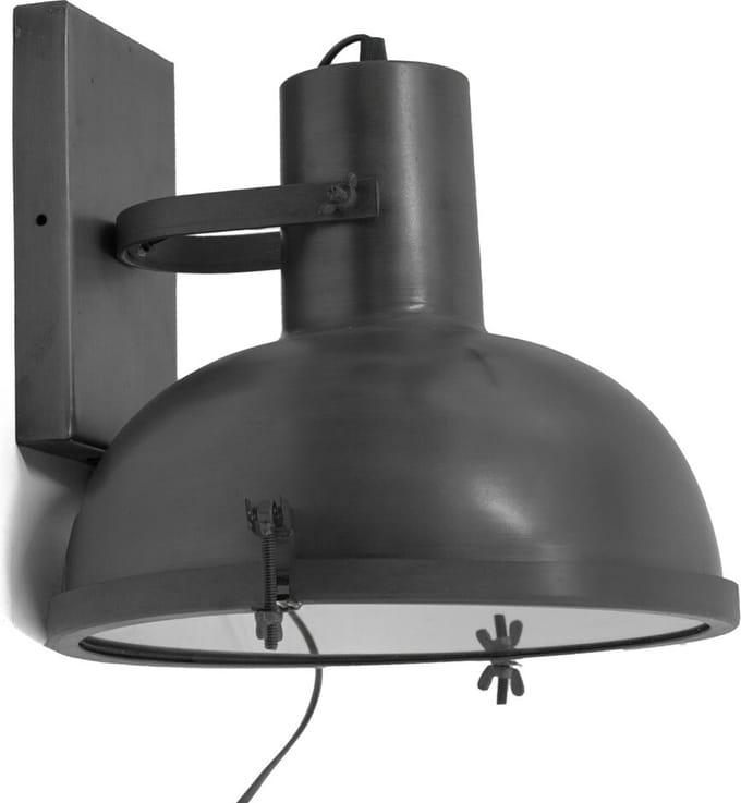 Industriële wandlamp