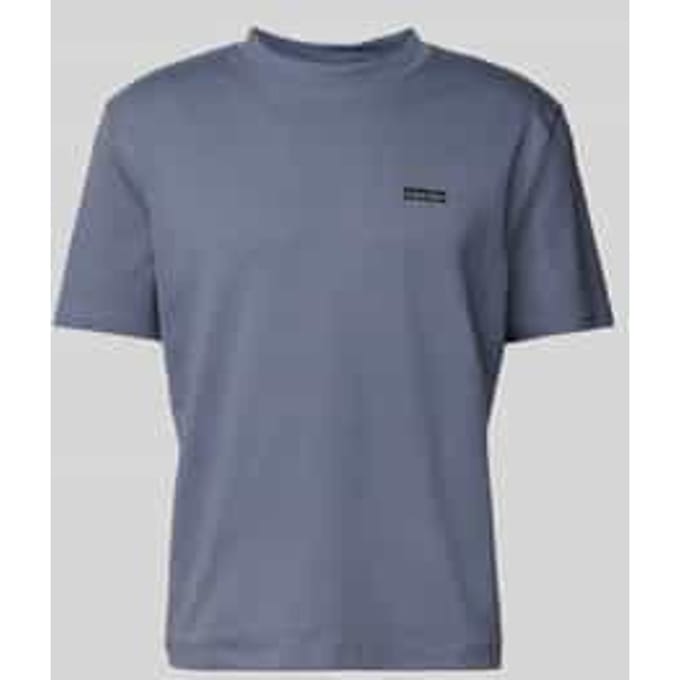 T-shirt met labelpatch