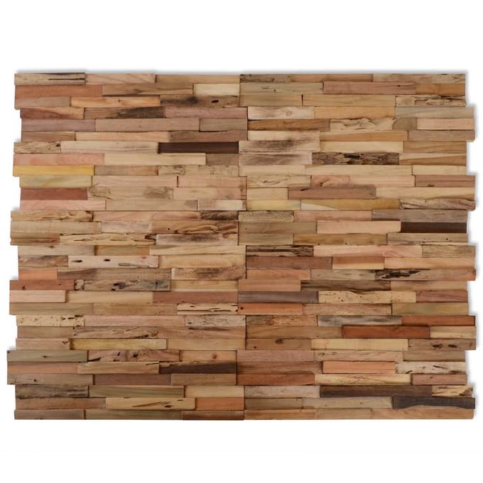 Vidaxl Wandpanelen, 10 Stuks, 1,03 M², Gerecycled Teak