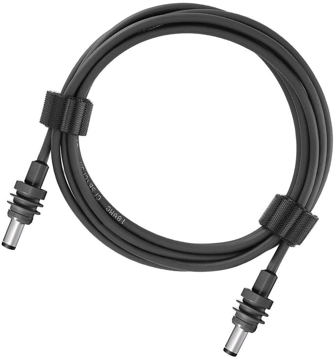 Mini Stroomkabel - DC Verlengsnoer - Buiten Gebruik - IP68 Waterdicht - 2 Meter - Grijs