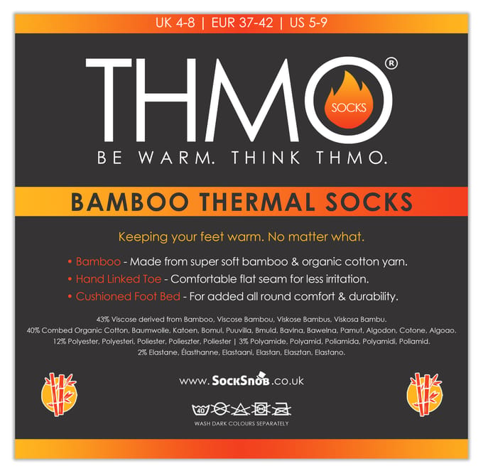 THMO - Thermosokken van bamboe voor heren en dames - Bruin