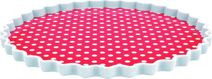 Zak!Designs Gebaksbord Dotty - Rond - Ø 20 cm - Fuchsia