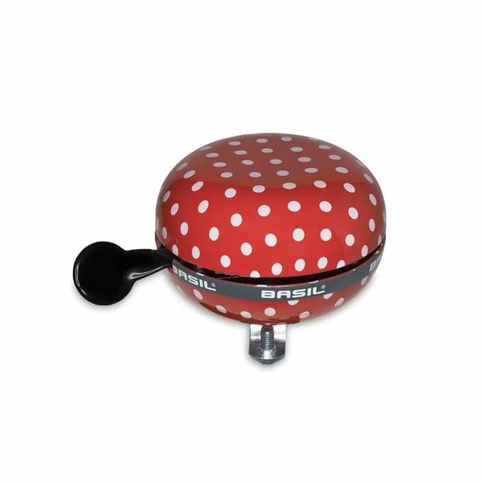 BIG BELL POLKADOT.red/white dots