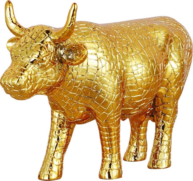Cowparade | Mira Moo Gold| Medium