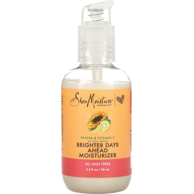 SheaMoisture, Brighter Days Ahead Moisturizer, 3.2 fl oz (95 ml) white
