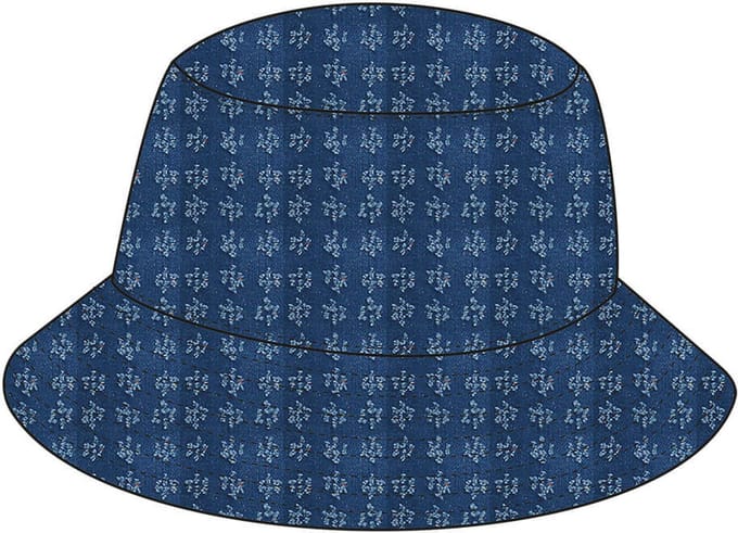Sarlini Vissershoedje Denim Blauw