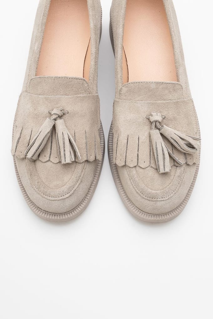 Milly Leren Kwast Loafer