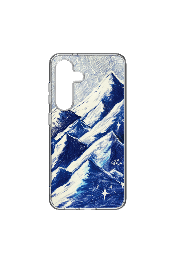 Samsung Galaxy S25 Lieve Merlijn Mountain Hybrid Case Anymode Transparent