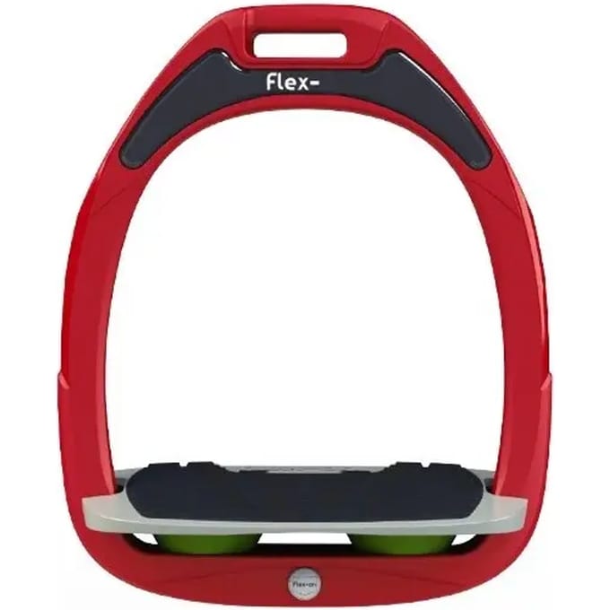 Inclinatie stijgbeugels Grip Rood/Grijs/Groen Flex-On Green Composite