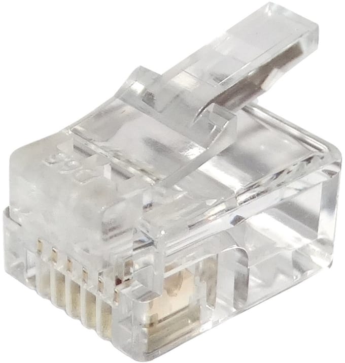 Allecto - RJ12-connector 6-polig 6p6c - 10x Connectoren - Ideaal voor