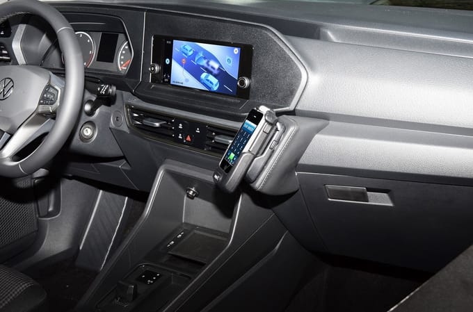 Kuda houder geschikt voor Volkswagen Caddy 2020-2024 - Kleur: Zwart
