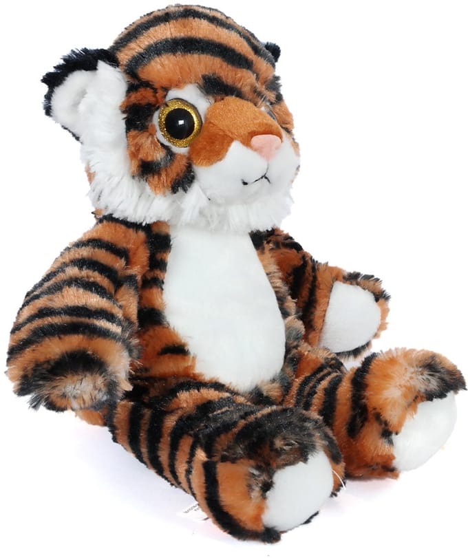 PIA Soft Toys - Pluche Knuffeldier - Tijger - bruin - 30 cm