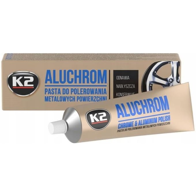 K2- Chroom & Aluminum Polish/Poets - Vernieuwt, Glanst, Beschermt
