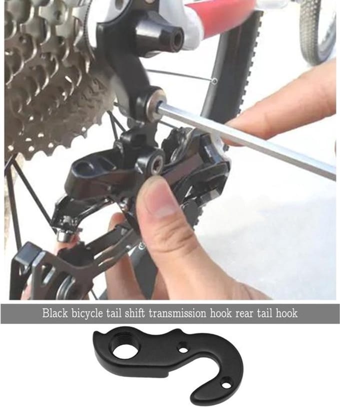 Dailygoody - Fiets Derailleur Hanger - Aluminium - Compatibel - Zwart
